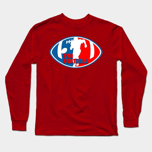 Pro FootBall Long Sleeve T-Shirt by Ratherkool